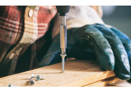 Where are screws generally used
