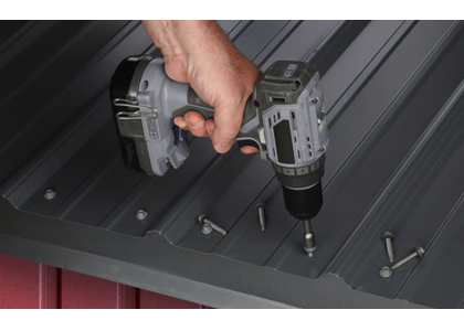 What do the screws on the roof tiles do