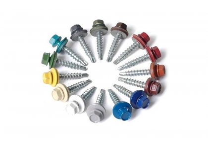 What are the types of paint used for spraying screws
