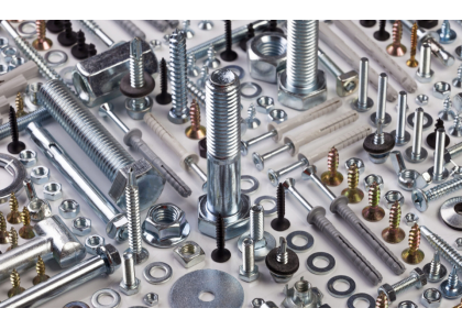 What areas of fastener production use hot-rolled steel?