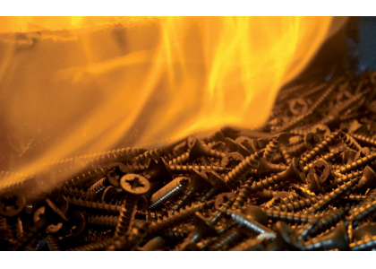 Heat treatment process and performance improvement of screws
