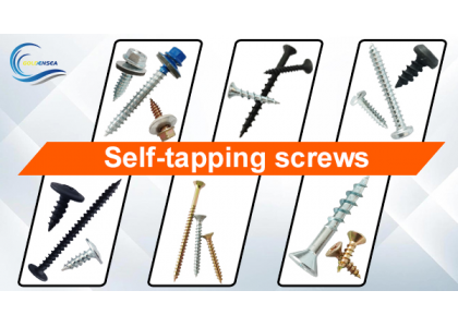 The use of self-tapping screws
