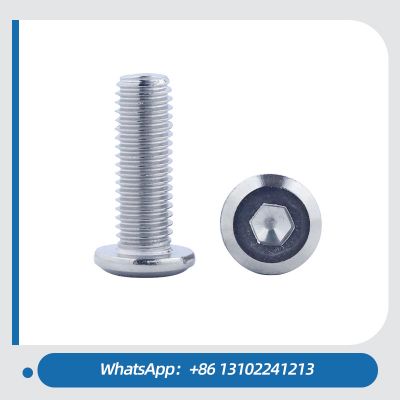 Stainless Steel Flat Head Chamfered Hex Socket Nuts Accessories for Furniture Bed Metric Measurement