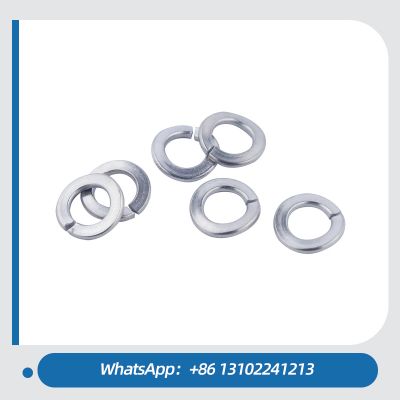 Plain Finish Stainless Steel Spring Washer Split Style