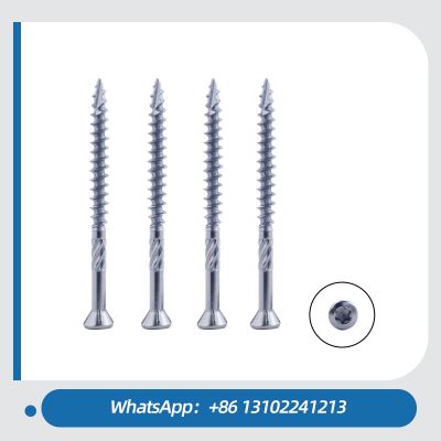 Factory Wholesale Torx Countersunk Head Screws with Knurled Wood Chipboard Screws for Screws Category