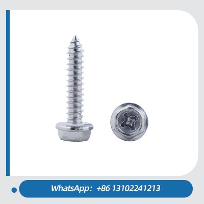 Hexagon Head Flange Screws with Serrations Hardware Self Tapping Screw