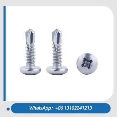 Stainless Steel Pan Head with Collar Countersunk Flat Head Self Drilling Screw